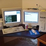 computer station