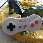 NES 1991 Controller and dinosaurs