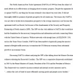 NAFTA and the SPP: An Unfinished System